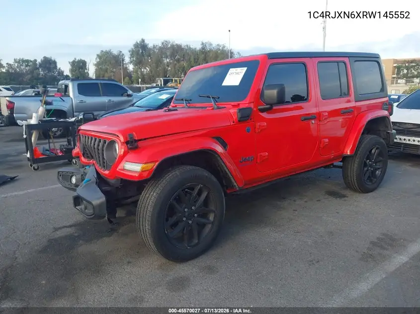 2024 Jeep Wrangler 4Xe Sport S 4Xe VIN: 1C4RJXN6XRW145552 Lot: 45570027