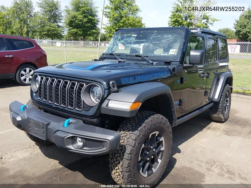 2024 Jeep Wrangler 4Xe Rubicon 4Xe VIN: 1C4RJXR64RW255202 Lot: 45591356