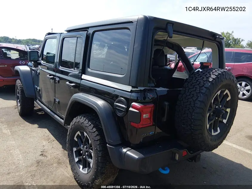 2024 Jeep Wrangler 4Xe Rubicon 4Xe VIN: 1C4RJXR64RW255202 Lot: 45591356