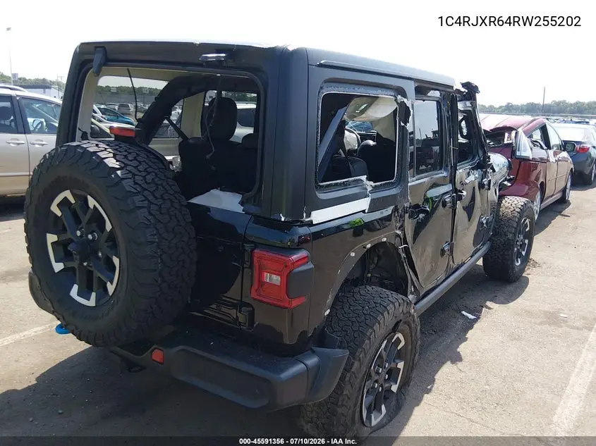 2024 Jeep Wrangler 4Xe Rubicon 4Xe VIN: 1C4RJXR64RW255202 Lot: 45591356