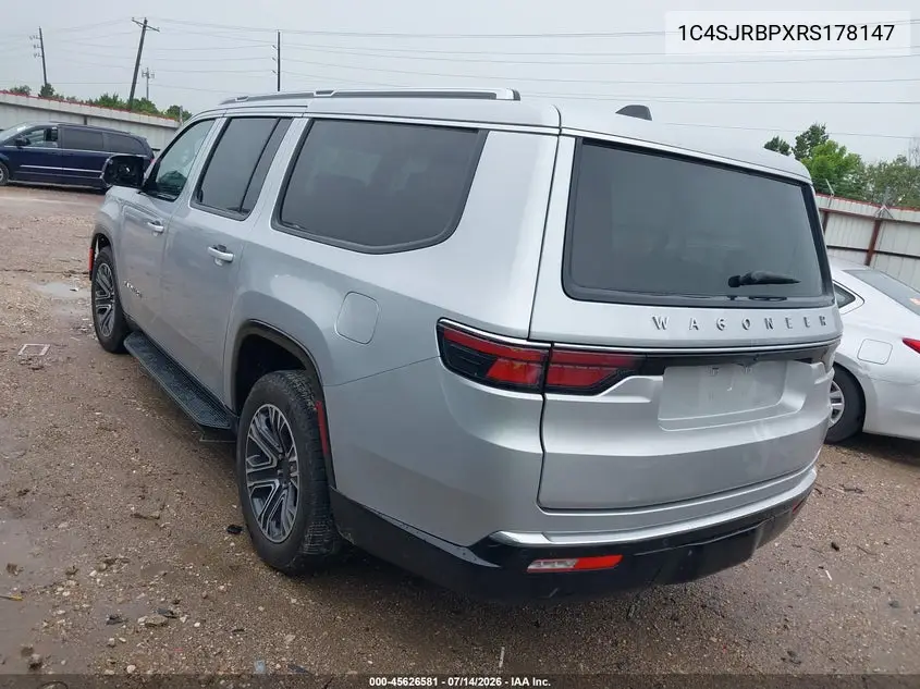 2024 Jeep Wagoneer L Series Ii 4X2 VIN: 1C4SJRBPXRS178147 Lot: 45626581