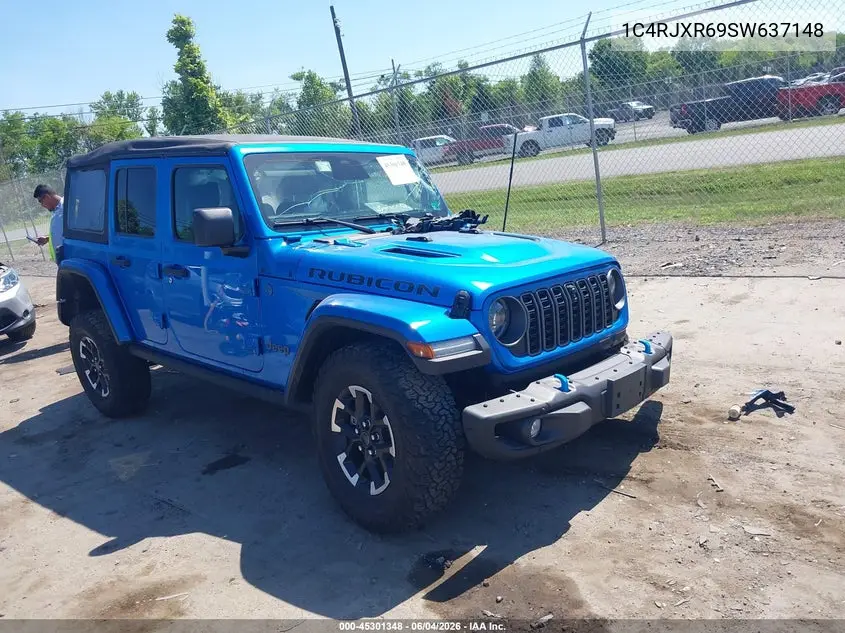 2025 Jeep Wrangler 4Xe Rubicon 4Xe VIN: 1C4RJXR69SW637148 Lot: 45301348