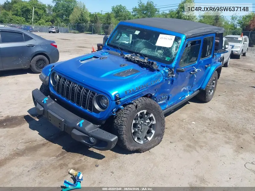 2025 Jeep Wrangler 4Xe Rubicon 4Xe VIN: 1C4RJXR69SW637148 Lot: 45301348