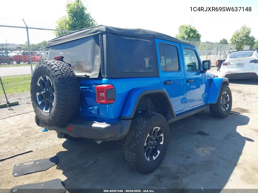 2025 Jeep Wrangler 4Xe Rubicon 4Xe VIN: 1C4RJXR69SW637148 Lot: 45301348