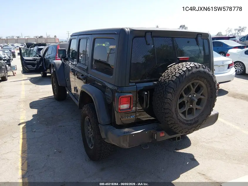 2025 Jeep Wrangler 4Xe Willys 4Xe VIN: 1C4RJXN61SW578778 Lot: 45316364