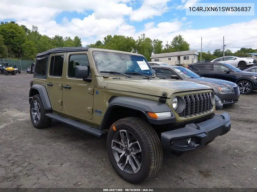 2025 Jeep Wrangler 4Xe Sport S 4Xe VIN: 1C4RJXN61SW536837 Lot: 45371368