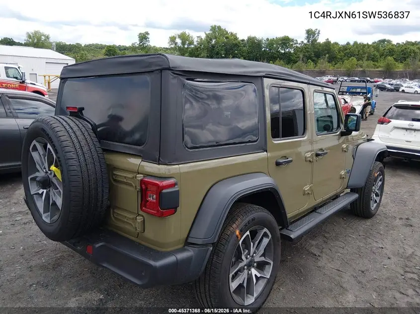2025 Jeep Wrangler 4Xe Sport S 4Xe VIN: 1C4RJXN61SW536837 Lot: 45371368