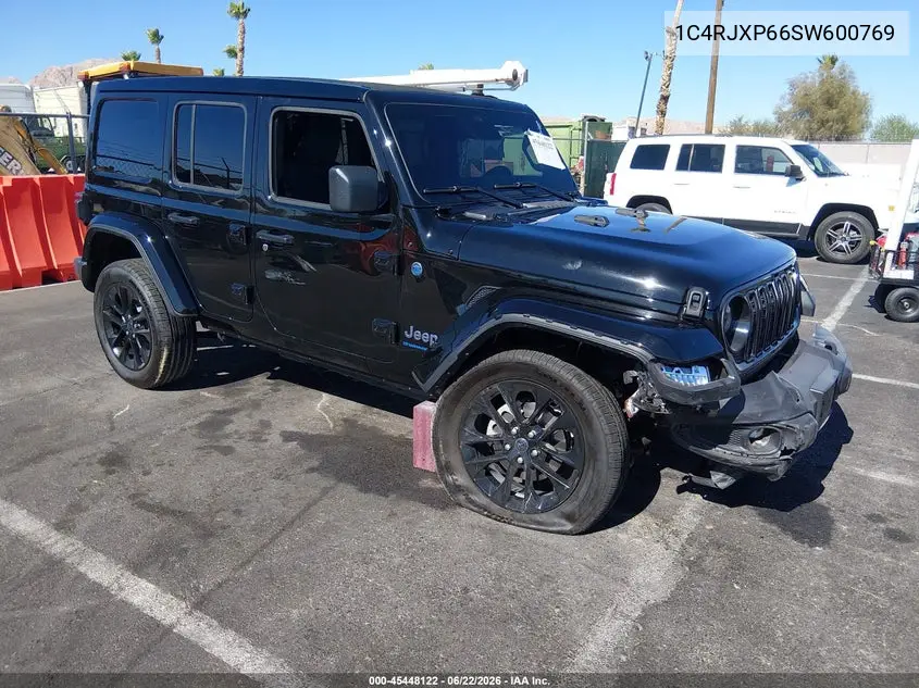 2025 Jeep Wrangler 4Xe Sahara 4Xe VIN: 1C4RJXP66SW600769 Lot: 45448122