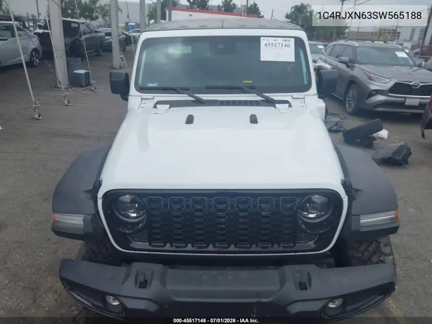 2025 Jeep Wrangler 4Xe Willys 4Xe VIN: 1C4RJXN63SW565188 Lot: 45517146