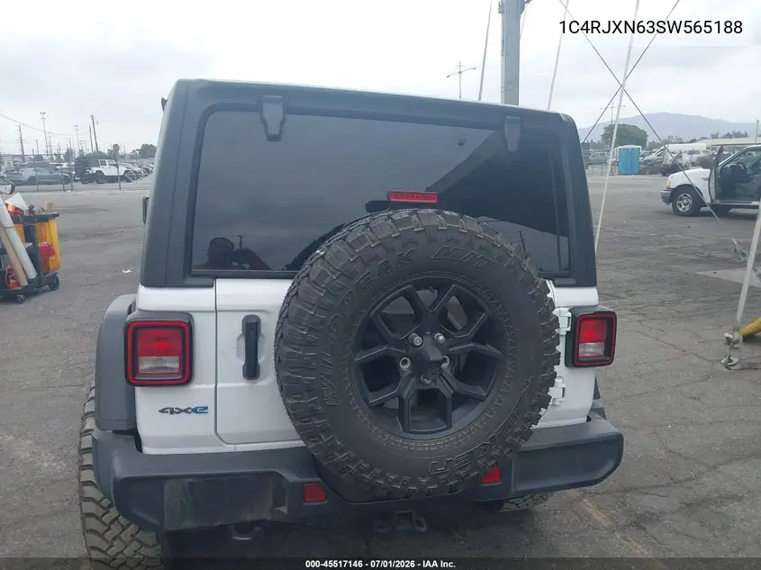 2025 Jeep Wrangler 4Xe Willys 4Xe VIN: 1C4RJXN63SW565188 Lot: 45517146