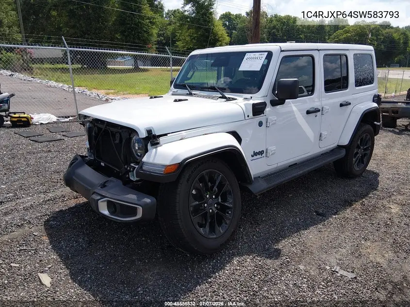 2025 Jeep Wrangler 4Xe Sahara 4Xe VIN: 1C4RJXP64SW583793 Lot: 45555532