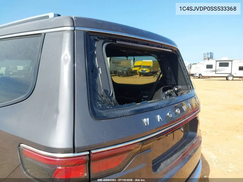 2025 Jeep Wagoneer Series Iii 4X4 VIN: 1C4SJVDP0SS533368 Lot: 45594383