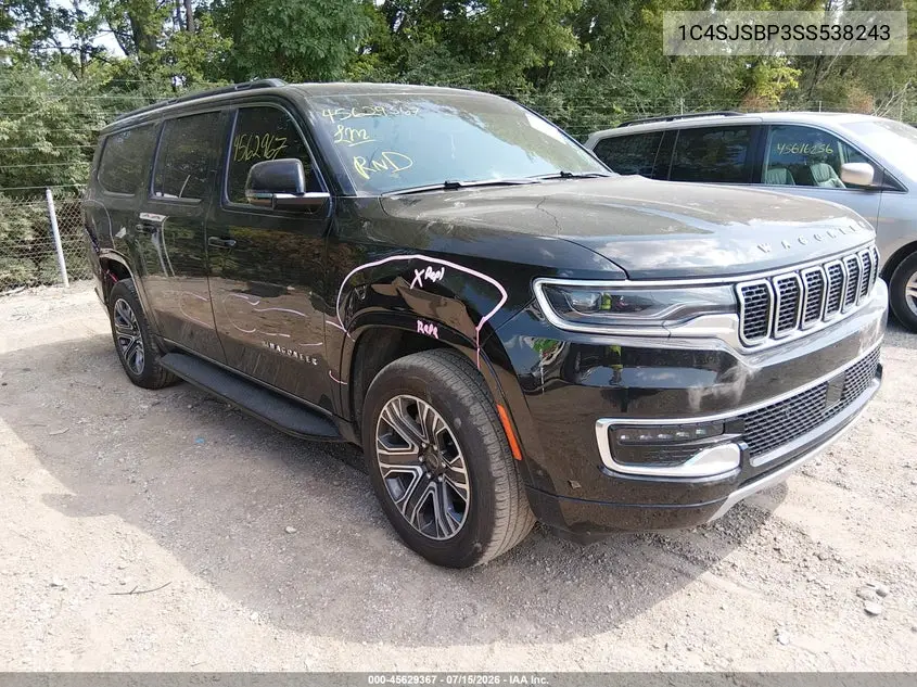 2025 Jeep Wagoneer L Series Ii 4X4 VIN: 1C4SJSBP3SS538243 Lot: 45629367