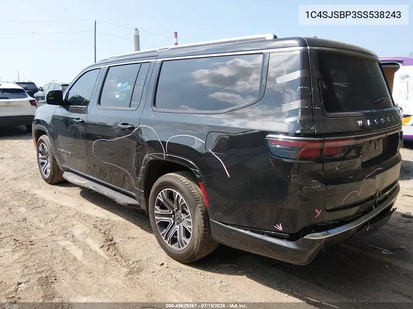 2025 Jeep Wagoneer L Series Ii 4X4 VIN: 1C4SJSBP3SS538243 Lot: 45629367