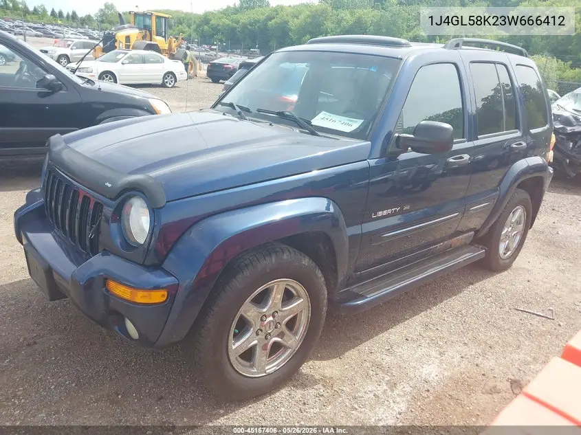 2003 Jeep Liberty Limited Edition VIN: 1J4GL58K23W666412 Lot: 45167406