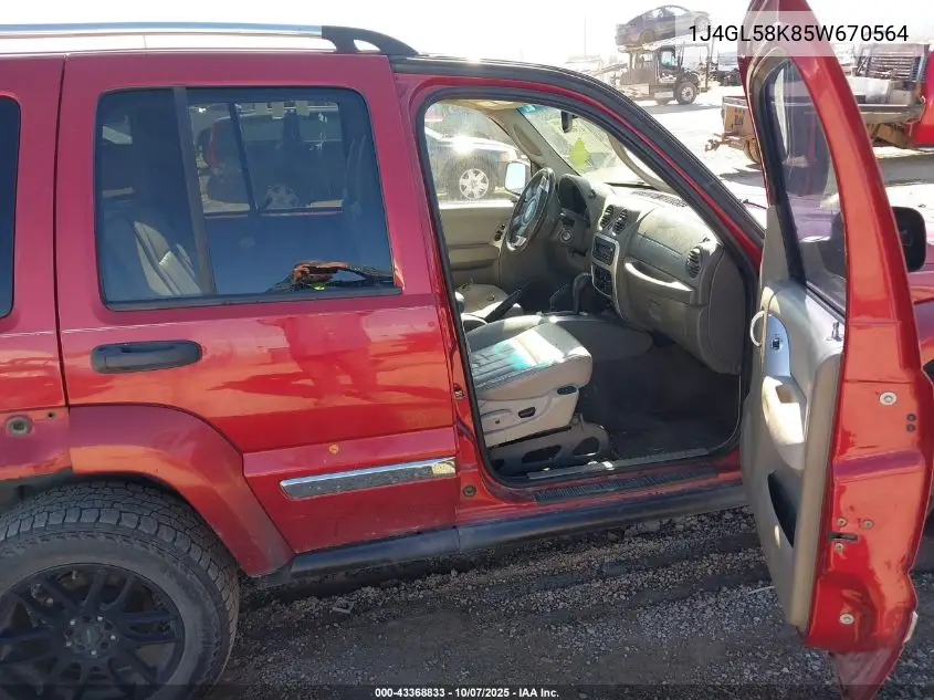 1J4GL58K85W670564 2005 Jeep Liberty Limited Edition