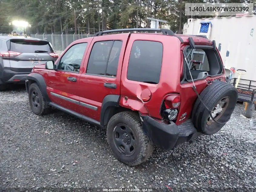 1J4GL48K97W523392 2007 Jeep Liberty Sport
