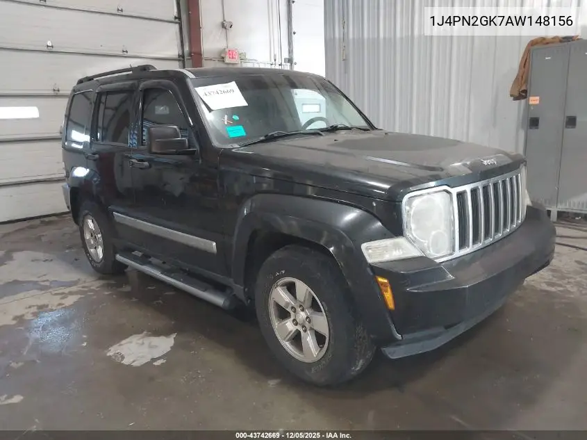 1J4PN2GK7AW148156 2010 Jeep Liberty Sport
