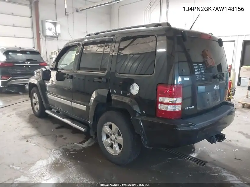 1J4PN2GK7AW148156 2010 Jeep Liberty Sport