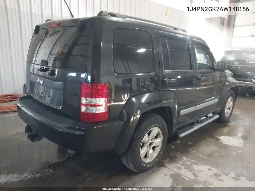1J4PN2GK7AW148156 2010 Jeep Liberty Sport