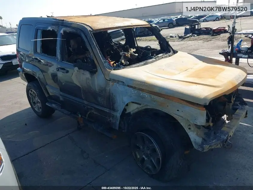 1J4PN2GK7BW579520 2011 Jeep Liberty Sport