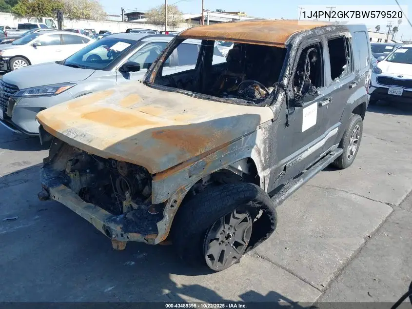 1J4PN2GK7BW579520 2011 Jeep Liberty Sport