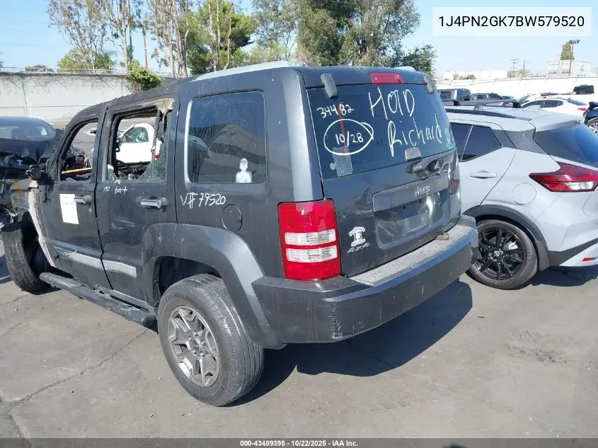 1J4PN2GK7BW579520 2011 Jeep Liberty Sport