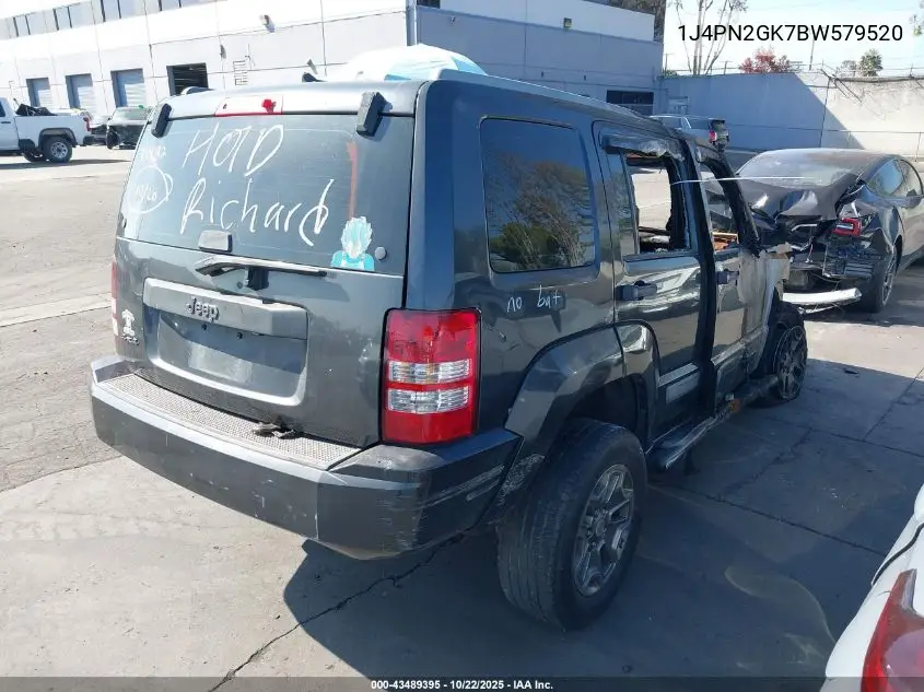 1J4PN2GK7BW579520 2011 Jeep Liberty Sport