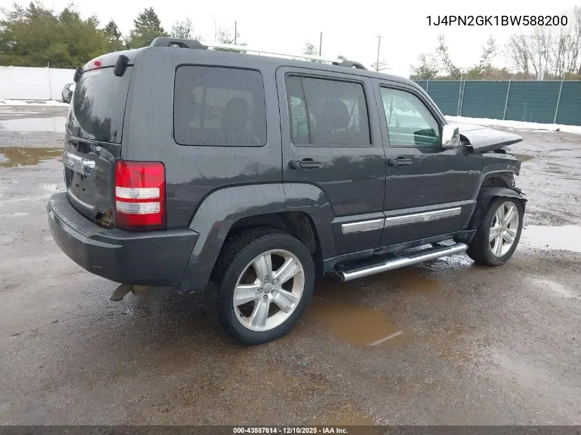 1J4PN2GK1BW588200 2011 Jeep Liberty Sport