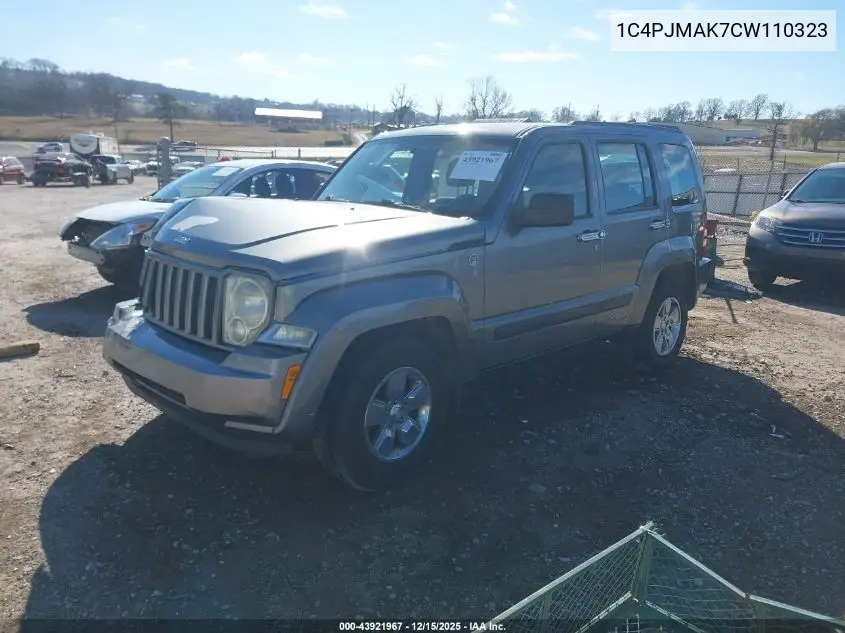 1C4PJMAK7CW110323 2012 Jeep Liberty Sport
