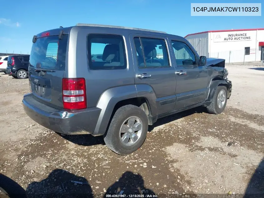1C4PJMAK7CW110323 2012 Jeep Liberty Sport