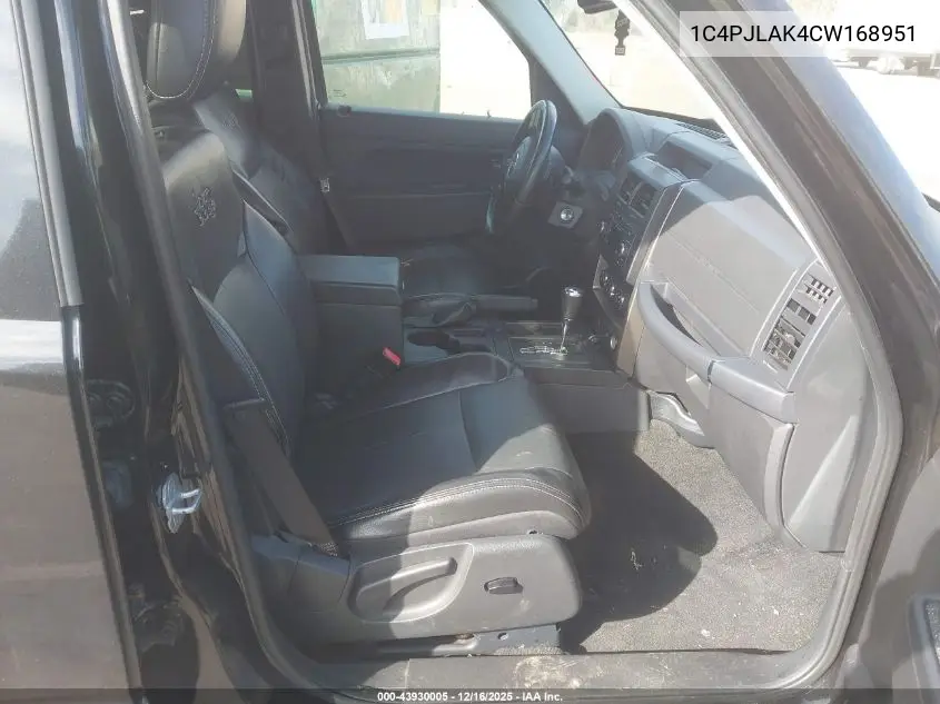 1C4PJLAK4CW168951 2012 Jeep Liberty Sport