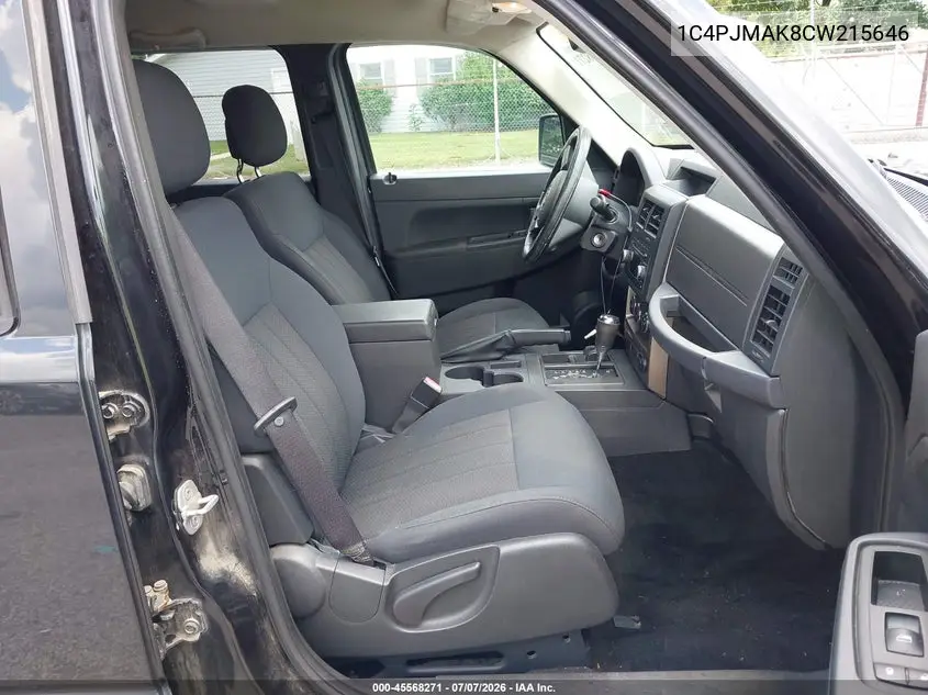 2012 Jeep Liberty Sport VIN: 1C4PJMAK8CW215646 Lot: 45568271