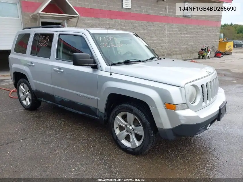 1J4NF1GB4BD265690 2011 Jeep Patriot Sport