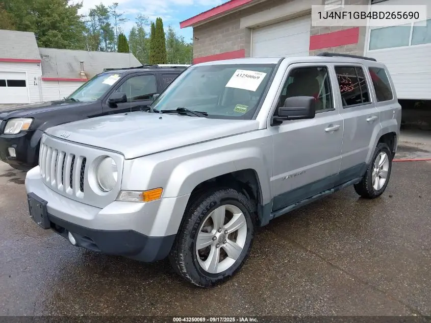 1J4NF1GB4BD265690 2011 Jeep Patriot Sport