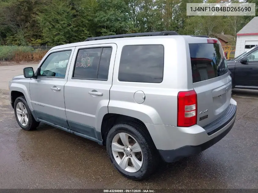 1J4NF1GB4BD265690 2011 Jeep Patriot Sport