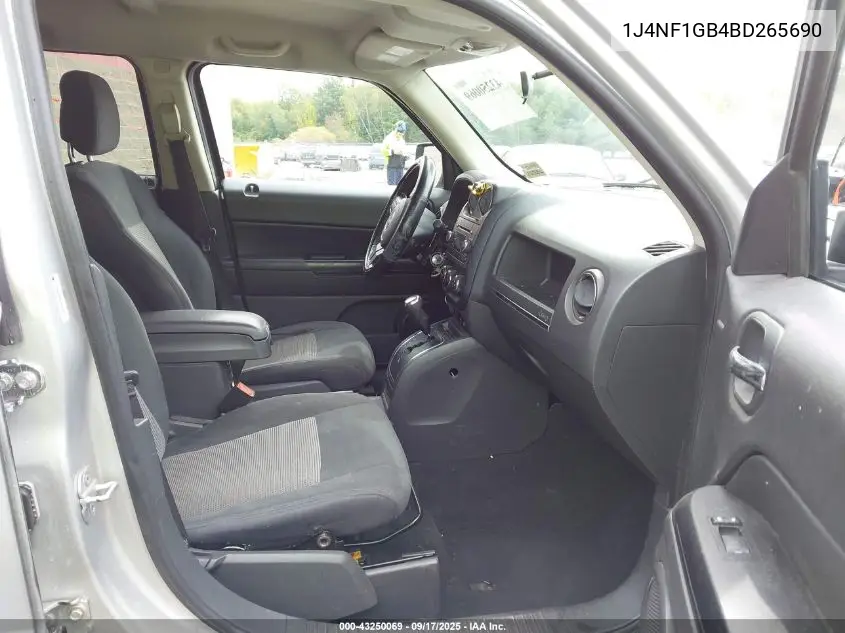 1J4NF1GB4BD265690 2011 Jeep Patriot Sport