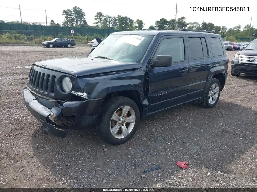 1C4NJRFB3ED546811 2014 Jeep Patriot Latitude