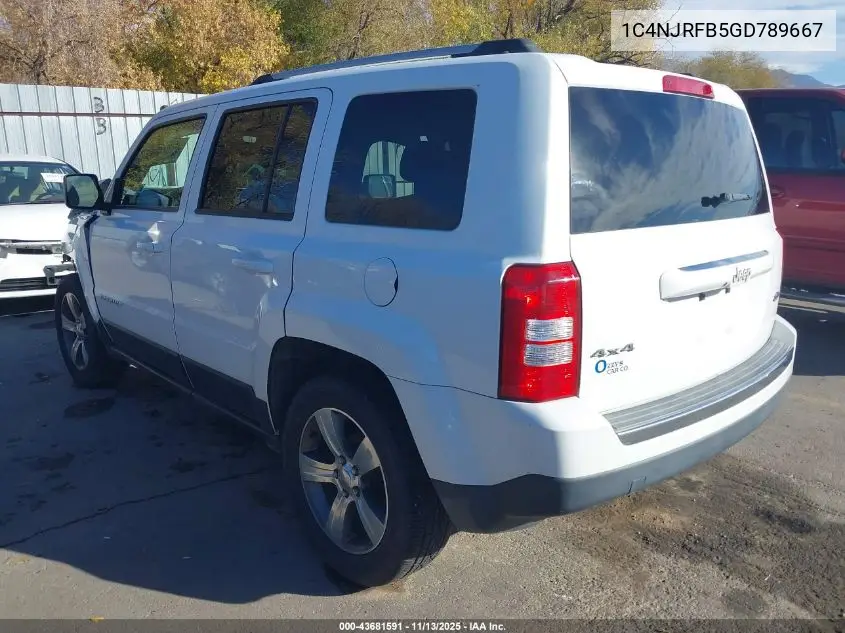 1C4NJRFB5GD789667 2016 Jeep Patriot High Altitude Edition