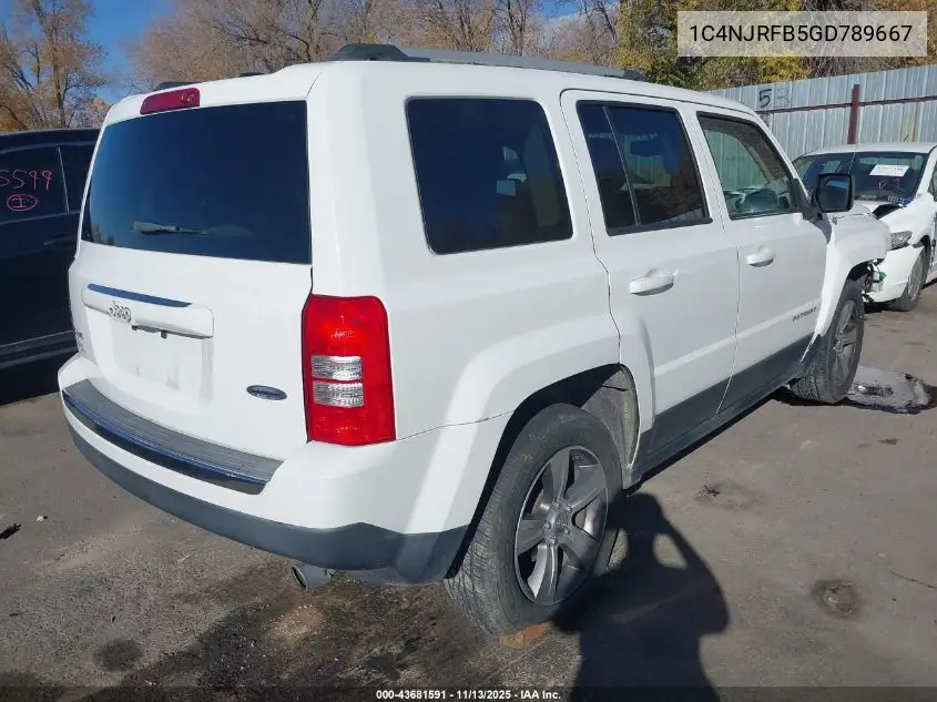 1C4NJRFB5GD789667 2016 Jeep Patriot High Altitude Edition