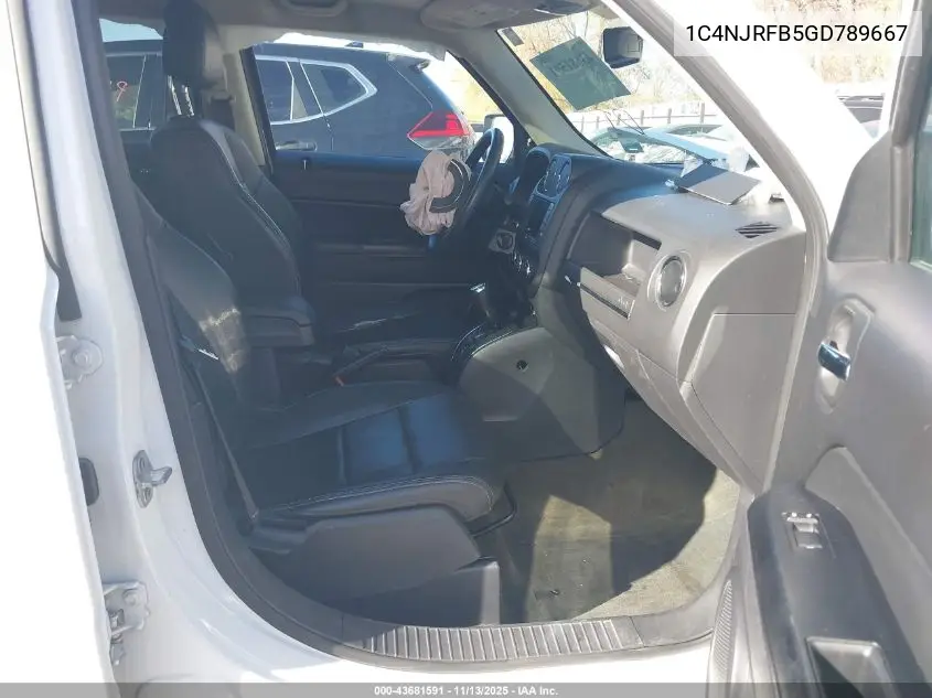 1C4NJRFB5GD789667 2016 Jeep Patriot High Altitude Edition