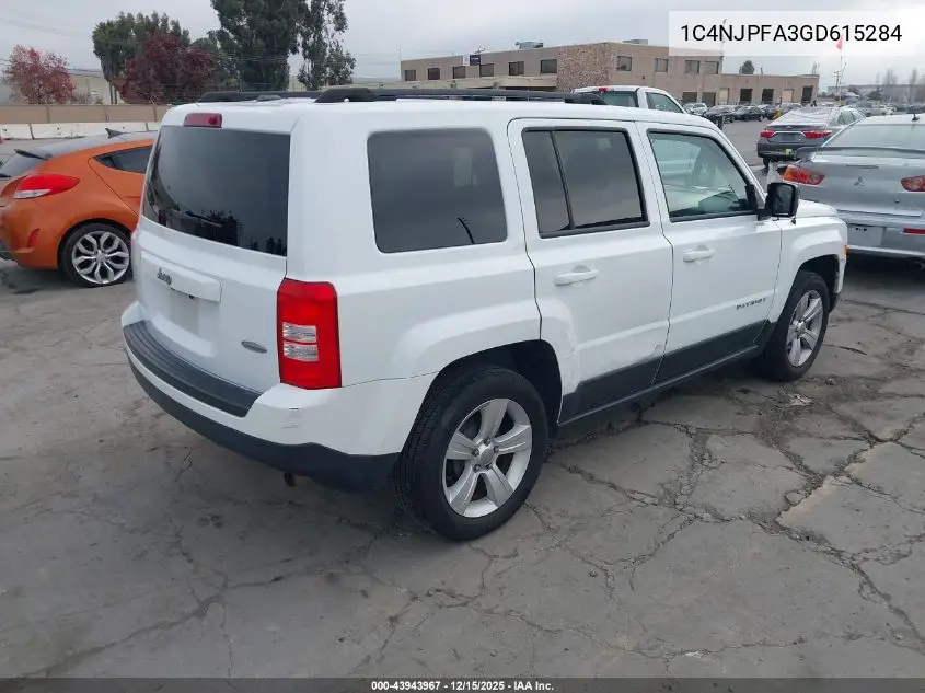 1C4NJPFA3GD615284 2016 Jeep Patriot Latitude