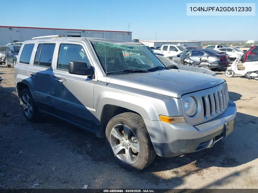 1C4NJPFA2GD612330 2016 Jeep Patriot High Altitude Edition