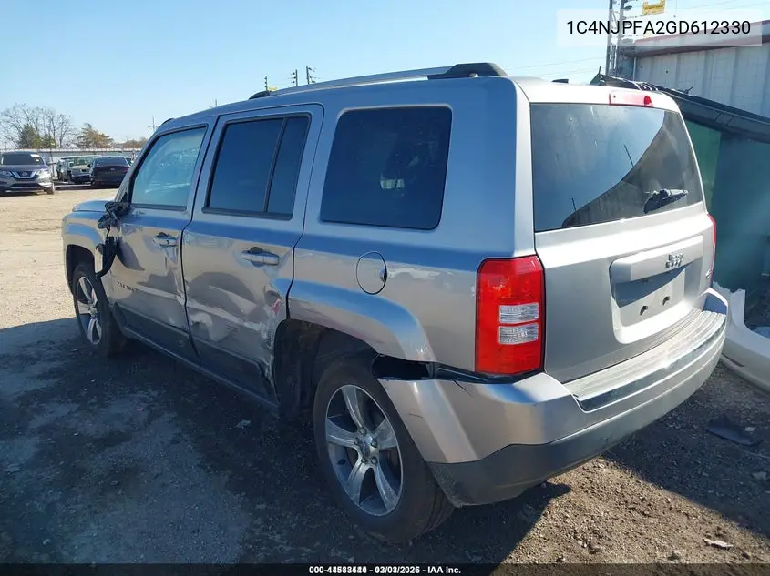 1C4NJPFA2GD612330 2016 Jeep Patriot High Altitude Edition