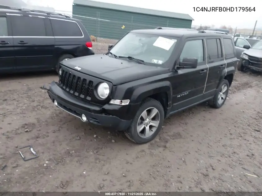 1C4NJRFB0HD179564 2017 Jeep Patriot High Altitude 4X4
