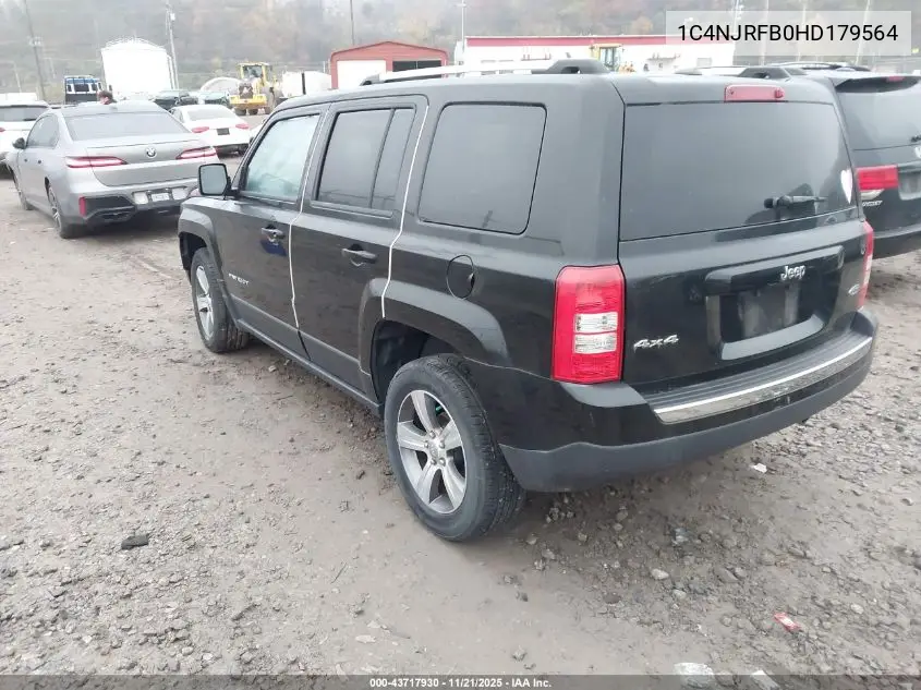 1C4NJRFB0HD179564 2017 Jeep Patriot High Altitude 4X4