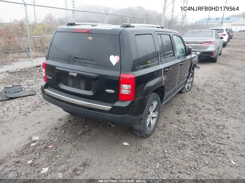 1C4NJRFB0HD179564 2017 Jeep Patriot High Altitude 4X4