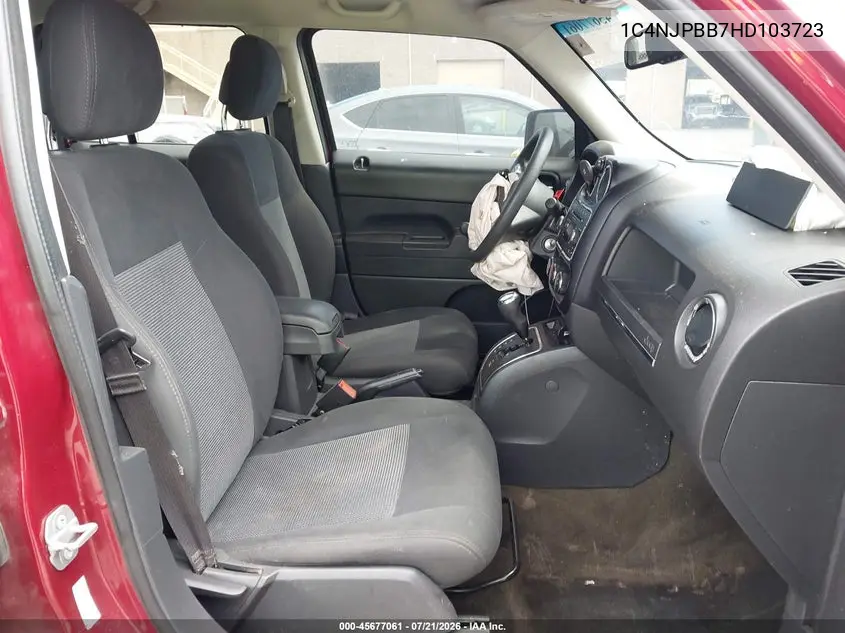 2017 Jeep Patriot Sport VIN: 1C4NJPBB7HD103723 Lot: 45677061