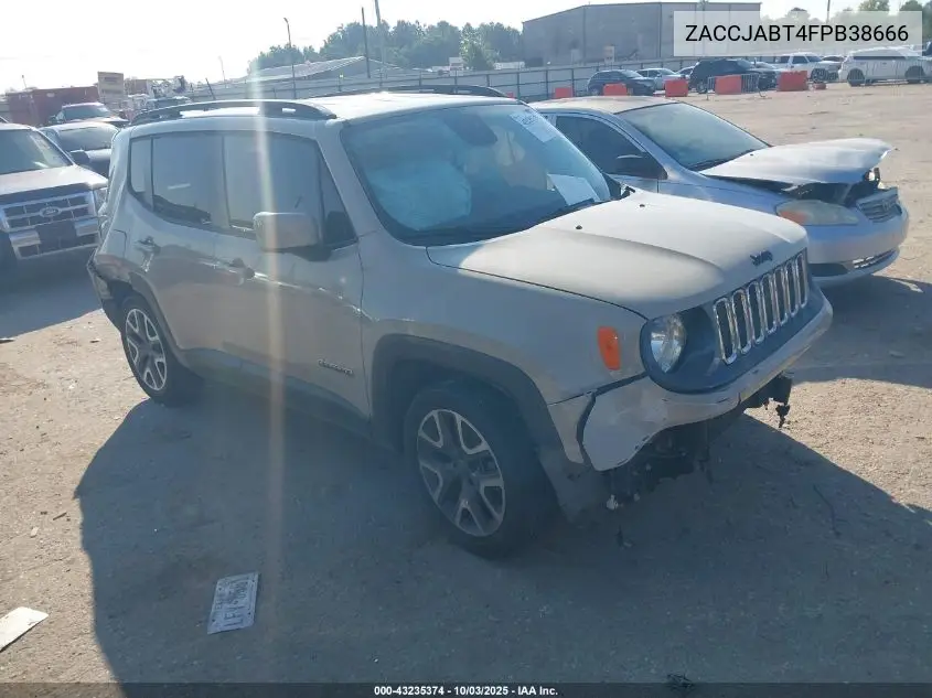 ZACCJABT4FPB38666 2015 Jeep Renegade Latitude
