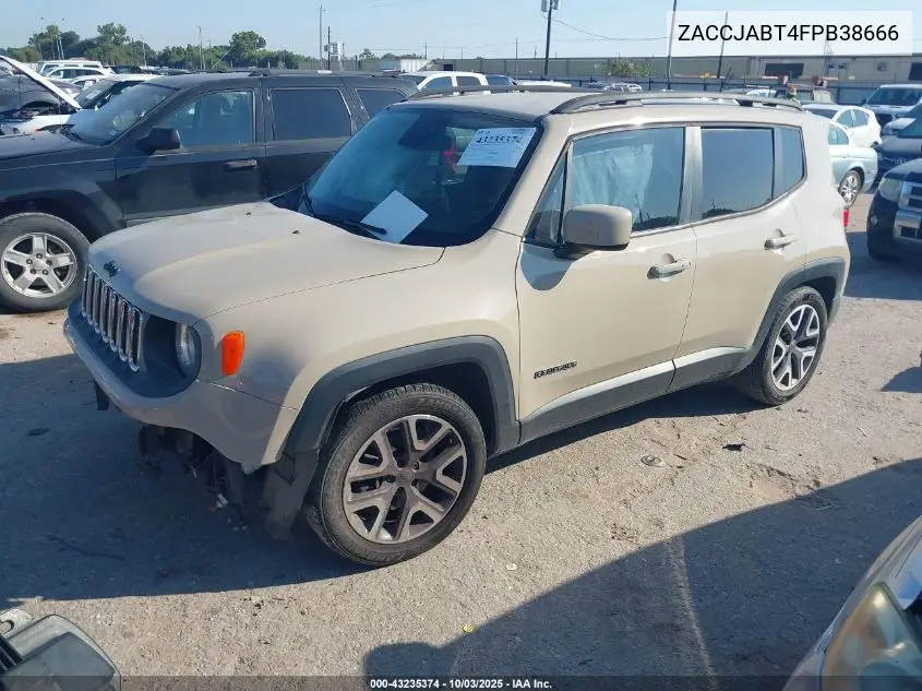 ZACCJABT4FPB38666 2015 Jeep Renegade Latitude